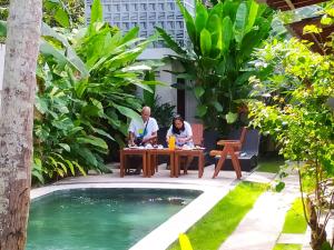 Zahrada ubytování Villa HOMEY Lombok