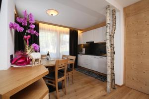 Köök või kööginurk majutusasutuses Residence Garni Stella