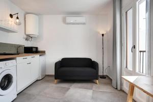 Kuchyň nebo kuchyňský kout v ubytování Apartamentos Vexèr
