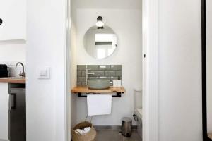 Phòng tắm tại Apartamentos Vexèr