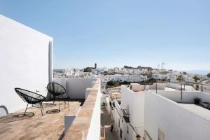 Balkón nebo terasa v ubytování Apartamentos Vexèr