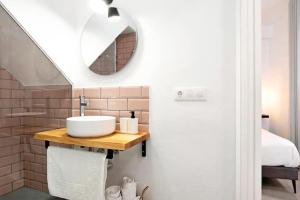 Koupelna v ubytování Apartamentos Vexèr