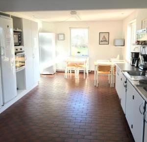 Kuchyň nebo kuchyňský kout v ubytování Guesthouse Hune