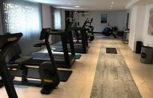 Fitness centrum a/nebo fitness zařízení v ubytování Mercure Ajaccio