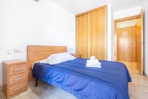 Posteľ alebo postele v izbe v ubytovaní Juyma 4-D1 Poniente Beach