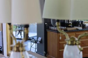 Kuchyň nebo kuchyňský kout v ubytování Taşliman Otel