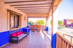 Balkón nebo terasa v ubytování Casas Rurales Alhambra - Lagunas de Ruidera