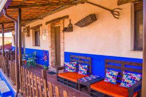 Posezení v ubytování Casas Rurales Alhambra - Lagunas de Ruidera