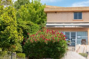 Zahrada ubytování Hôtel Le Mozart