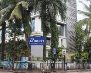 a building with a sign that reads the architect business hotel at The Altruist Business Hotel Navi Mumbai-1 in Navi Mumbai
