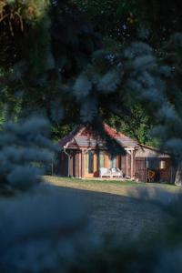 a house is seen through a tree at Kačara Vodeničko brdo in Pranjani +47 photos