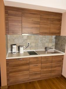 Kuchyň nebo kuchyňský kout v ubytování Apartman B328-Aparthotel Vučko Jahorina