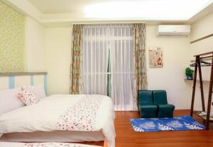 Postel nebo postele na pokoji v ubytování Lucky Star Homestay