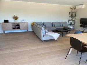 Posezení v ubytování Hus nära havet i Olofsbo