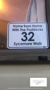 a sign that says home from home with the radiologists walk at Robin hood Caravan park North Wales Free Wi-Fi and Smart TVs Passes not included in Rhyl
