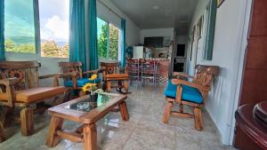 Kuchyň nebo kuchyňský kout v ubytování Melgar-Tolima Casa la estrella I