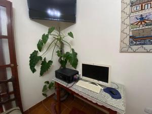 TV a/nebo společenská místnost v ubytování La Chocita Ward