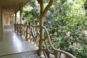 Rõdu või terrass majutusasutuses Hotel Carrizal Spa