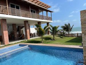 Bassein majutusasutuses Samana Hostal, Puerto Engabao või selle lähedal