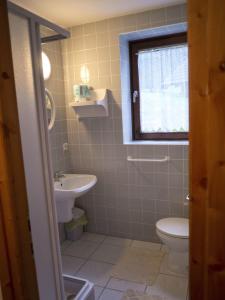 Koupelna v ubytování Apartmany Harrachov