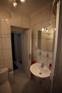 Ванна кімната в Ferienwohnung Hintze
