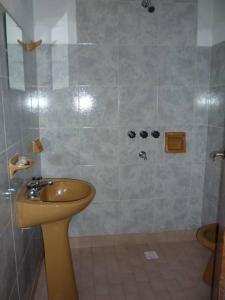 Kylpyhuone majoituspaikassa Hospedaje Champaqui