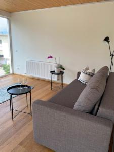Posezení v ubytování Penthousewohnung mit fantastischem Ausblick und KLIMAANLAGE