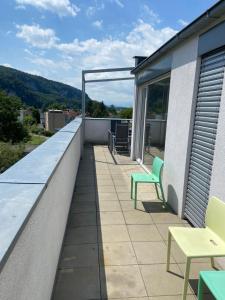 Nespecifikovaný výhled na hory nebo výhled na hory při pohledu z apartmánu