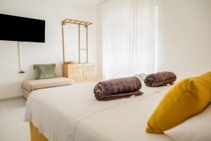 Postel nebo postele na pokoji v ubytování Style rooms Split