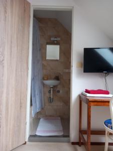 Koupelna v ubytování Apartmány Sedmikráska + 37 fotografií