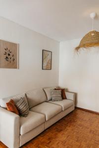 Zona de estar de Apartamento Santos Pousada