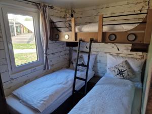 Postel nebo postele na pokoji v ubytování Seaside-Resort