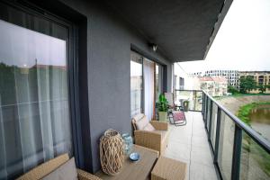 Balkón alebo terasa v ubytovaní Apartamenty Via Marina