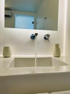 A bathroom at Aerino Seaside