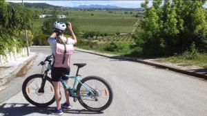 Jazda na bicykli v okolí ubytovania Tina de Vila, en la capital del vino