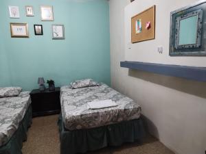 Cama o camas de una habitación en Casa Michael