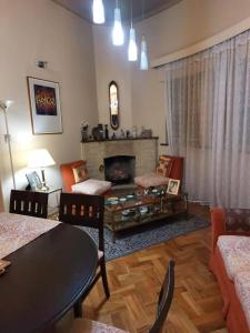 Posezení v ubytování Casa Patricias