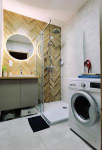 Kúpeľňa v ubytovaní Apartament Olecko Centrum