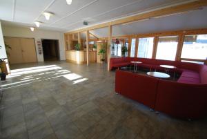 Posezení v ubytování Sandvik Gjestegård