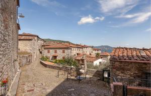 Une ruelle dans une vieille ville avec des bâtiments dans l'établissement Lovely Home In Colognora Di Pescaglia With Wifi, à Vetriano