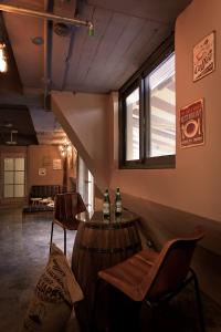 Istumisnurk majutusasutuses Ximen Wow Hostel