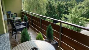 Balkón nebo terasa v ubytování Hotel Landgasthof Fromm