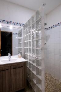 Ванная комната в Gite U fragnu di Peruccio