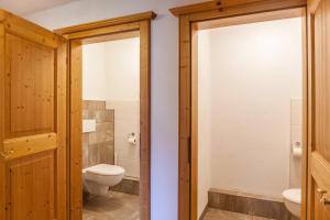 Koupelna v ubytování Ferienwohnung Oberangerhof