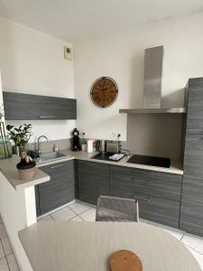Kuchyňa alebo kuchynka v ubytovaní Bel appartement spacieux et lumineux hyper centre Blois