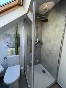 Koupelna v ubytování Lieblingsplatz Neusiedl Appartement - Erhol dich gut