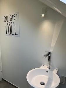 Koupelna v ubytování Lieblingsplatz Neusiedl Appartement - Erhol dich gut