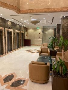 Lobbyn eller receptionsområdet på Plaza Inn Ohud Hotel