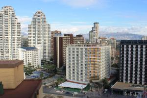a view of a city with tall buildings at Apartamentos Viña del Mar in Benidorm