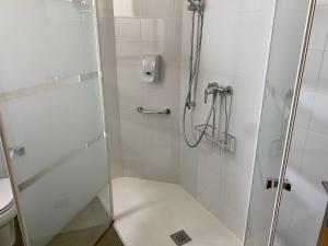 Koupelna v ubytování Hostal Meson Pepa